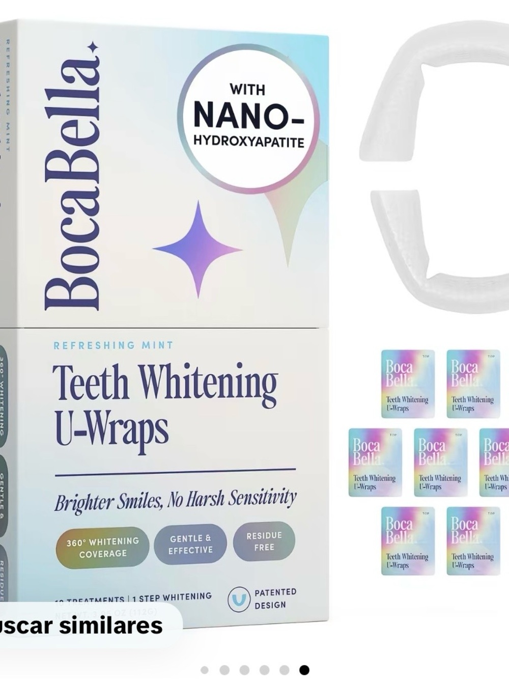 Abella Refreshing Mint Teeth Whitening U-Wraps - White